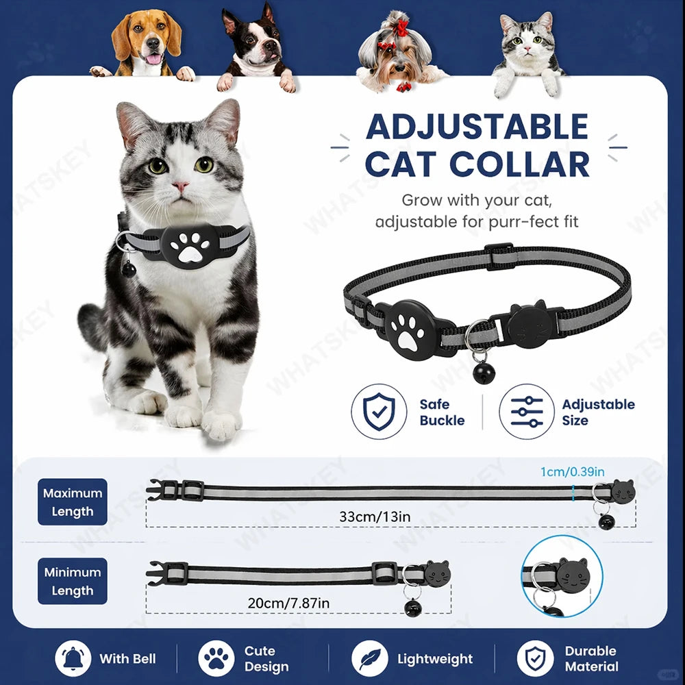 Adjustable Pet Collar Gps Tracker Google Find My Android Finder Location Tracker Kits Pet Supplies Cat Pet Electronic Devices