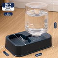 1.2L/1.5L Pet Automatic Feeder Large Capacity 2 Styles Cat Dog Water Dispenser Feeder Set Plastic 3 Colors