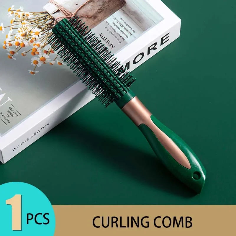 Anti-Static Oval round Air Cushion Comb Scalp Massage Exfoliating Tool for Salon SPA Professional Hair Styling Care Accessory