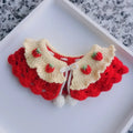 Cat Collar Pet Kitten Drool Scarf Novice DIY Hand-knitting Cat and Dog Bib Accessory Material Kit