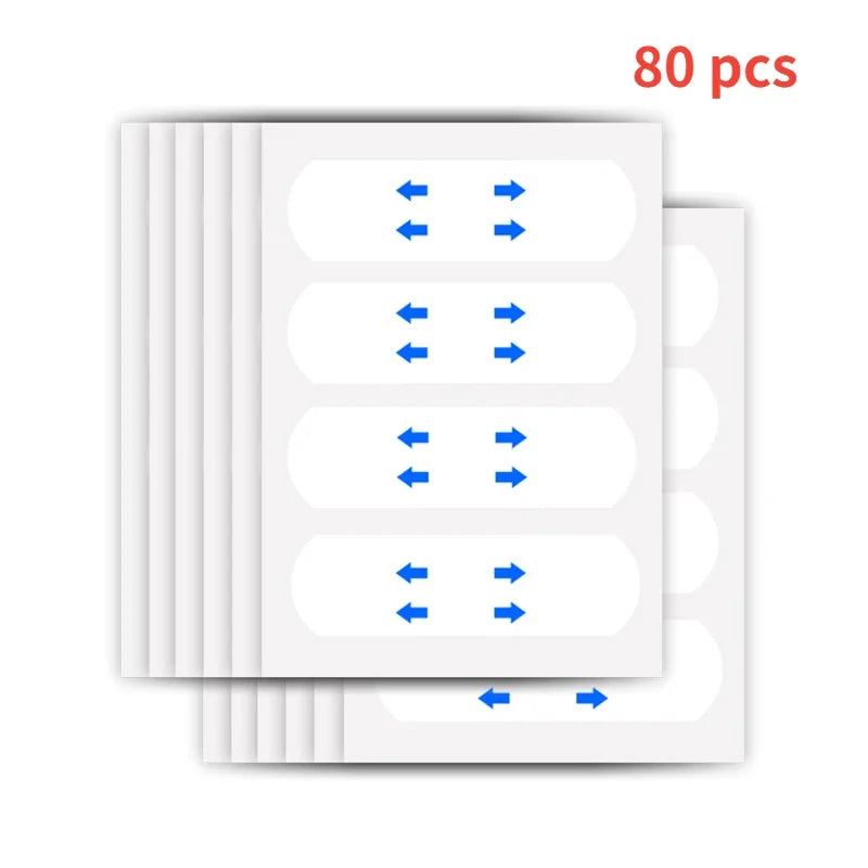 40-120PCS V-Shape Face Lifting Tape Invisible Transparent Thin Adhesive Stickers for Wrinkle Sagging Skin Thin Face Patch Lift