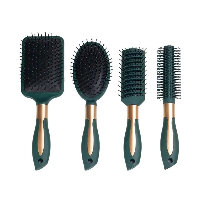 Anti-Static Oval round Air Cushion Comb Scalp Massage Exfoliating Tool for Salon SPA Professional Hair Styling Care Accessory