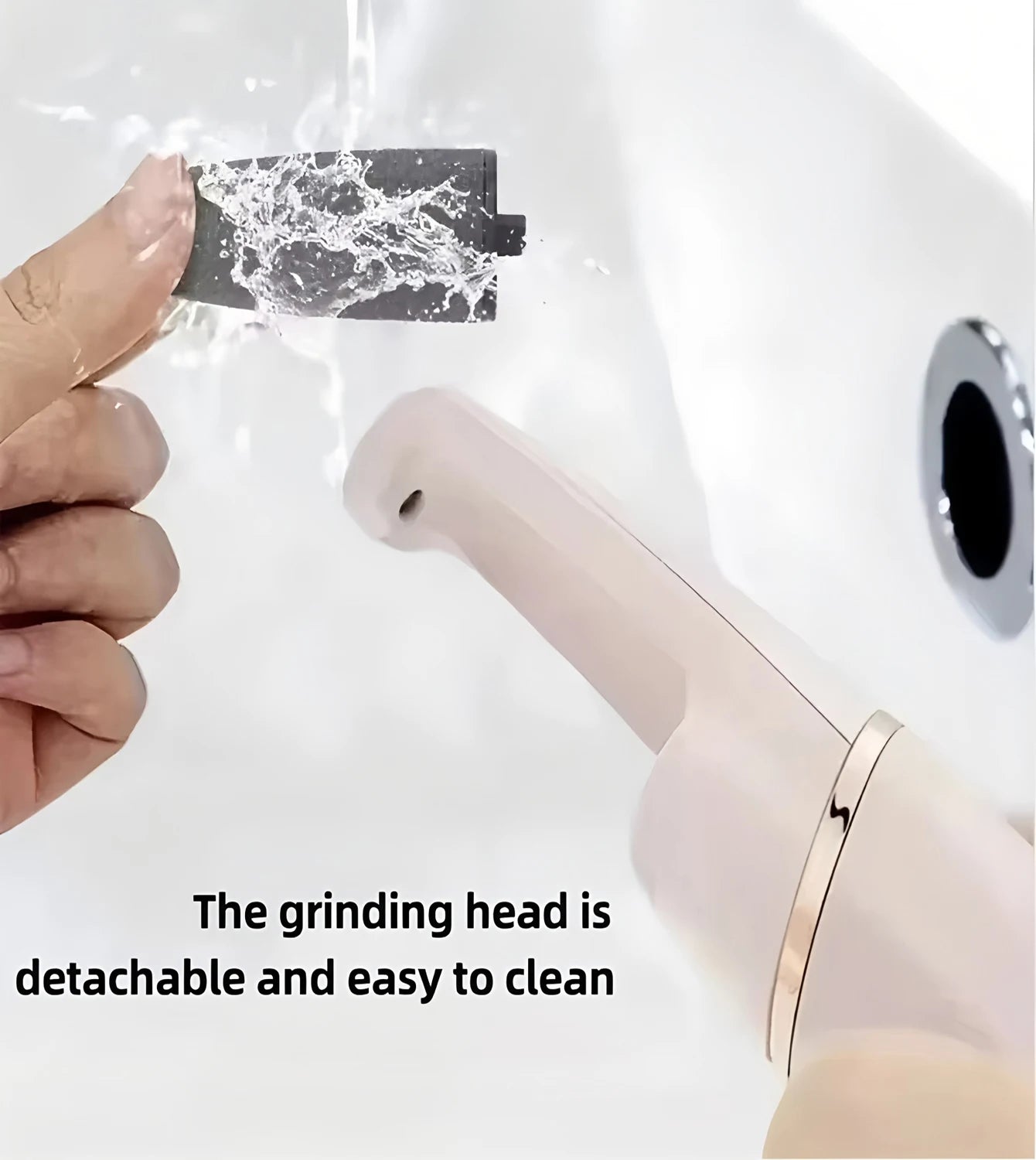 Cordless Rechargeable Electric Callus Remover, Foot File for Dry Coarse Skin Removal on Heels, for Women & Men