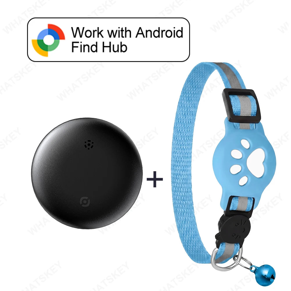 Adjustable Pet Collar Gps Tracker Google Find My Android Finder Location Tracker Kits Pet Supplies Cat Pet Electronic Devices