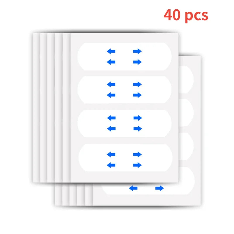 40-120PCS V-Shape Face Lifting Tape Invisible Transparent Thin Adhesive Stickers for Wrinkle Sagging Skin Thin Face Patch Lift