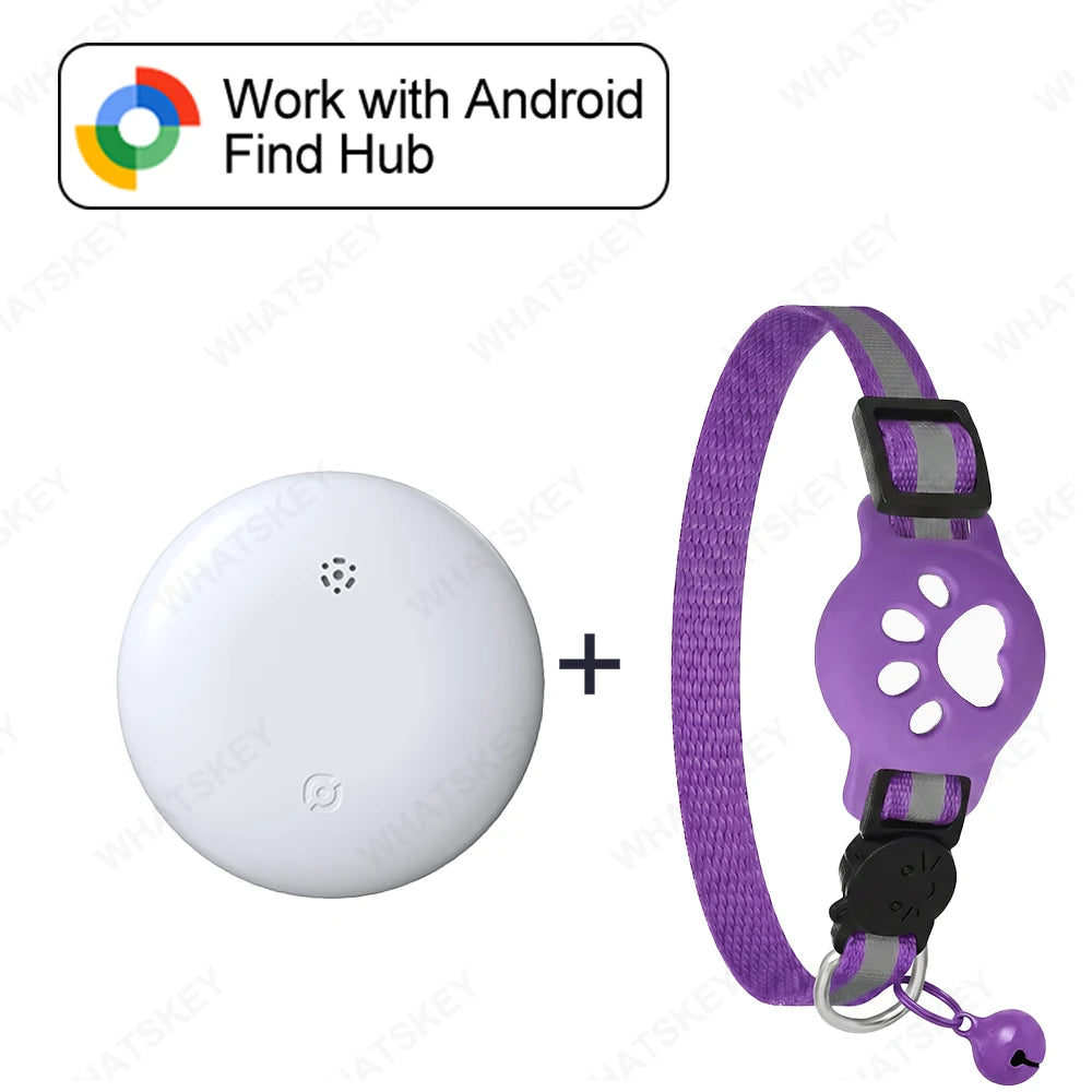 Adjustable Pet Collar Gps Tracker Google Find My Android Finder Location Tracker Kits Pet Supplies Cat Pet Electronic Devices