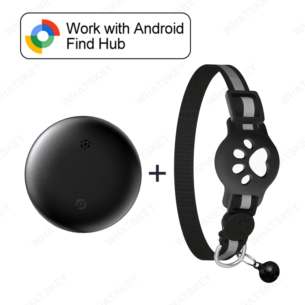 Adjustable Pet Collar Gps Tracker Google Find My Android Finder Location Tracker Kits Pet Supplies Cat Pet Electronic Devices
