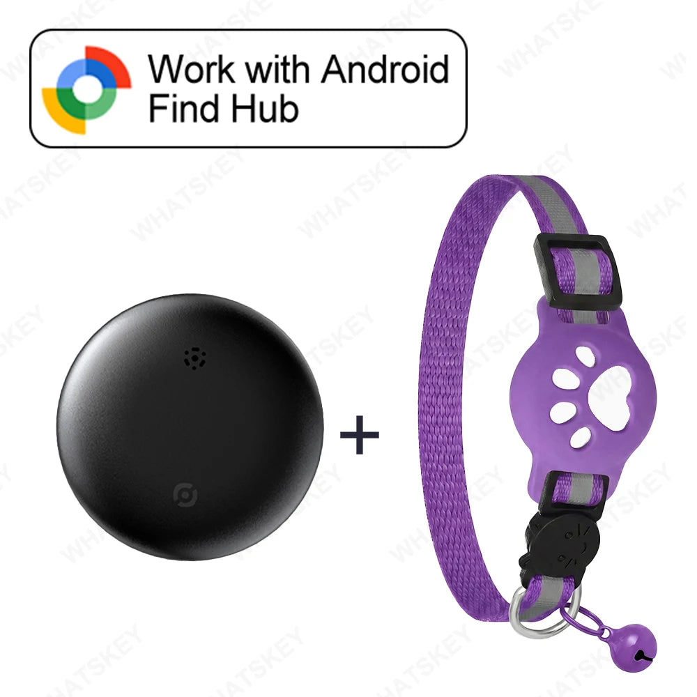 Adjustable Pet Collar Gps Tracker Google Find My Android Finder Location Tracker Kits Pet Supplies Cat Pet Electronic Devices