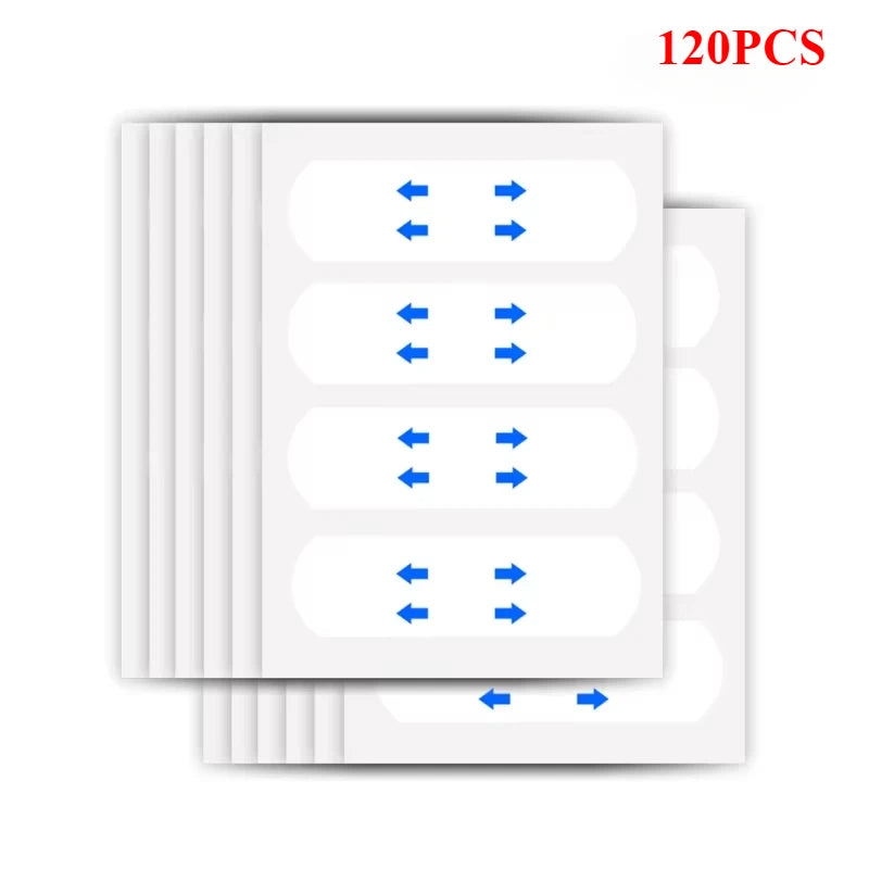 40-120PCS V-Shape Face Lifting Tape Invisible Transparent Thin Adhesive Stickers for Wrinkle Sagging Skin Thin Face Patch Lift
