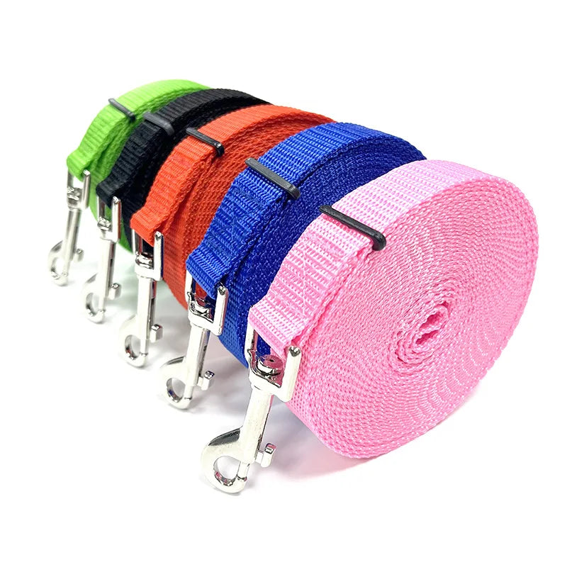 1.2M-30M Long Leash for Dogs Overlength Dog Leash Puppy Outdoor Training Nylon Rope Dog Accessories Extended Control Dog Leashes