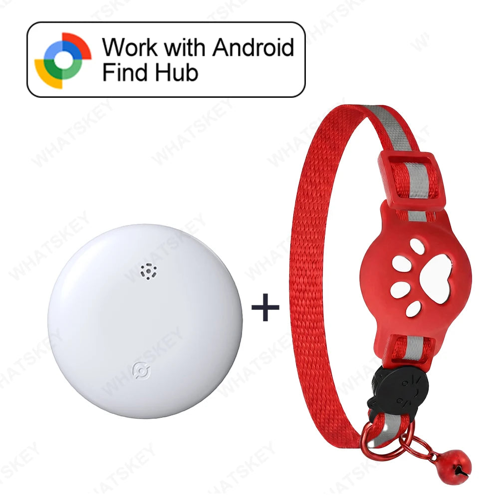 Adjustable Pet Collar Gps Tracker Google Find My Android Finder Location Tracker Kits Pet Supplies Cat Pet Electronic Devices