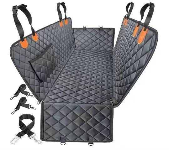 Dog Car Seat Cover Waterproof Pet Dog Carriers Travel Mat Hammock For Small Medium Large Dogs Car Rear Back Seat Safety Pad
