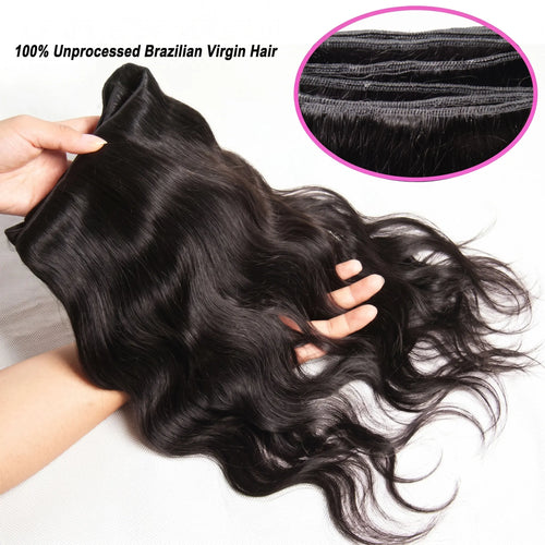 24 26 28 30 Inch Body Wave Bundles 100% Human Hair Brazilian 16A Remy Weave Raw Hair Unprocessed Double Weft Human Hair Bundles Extensions